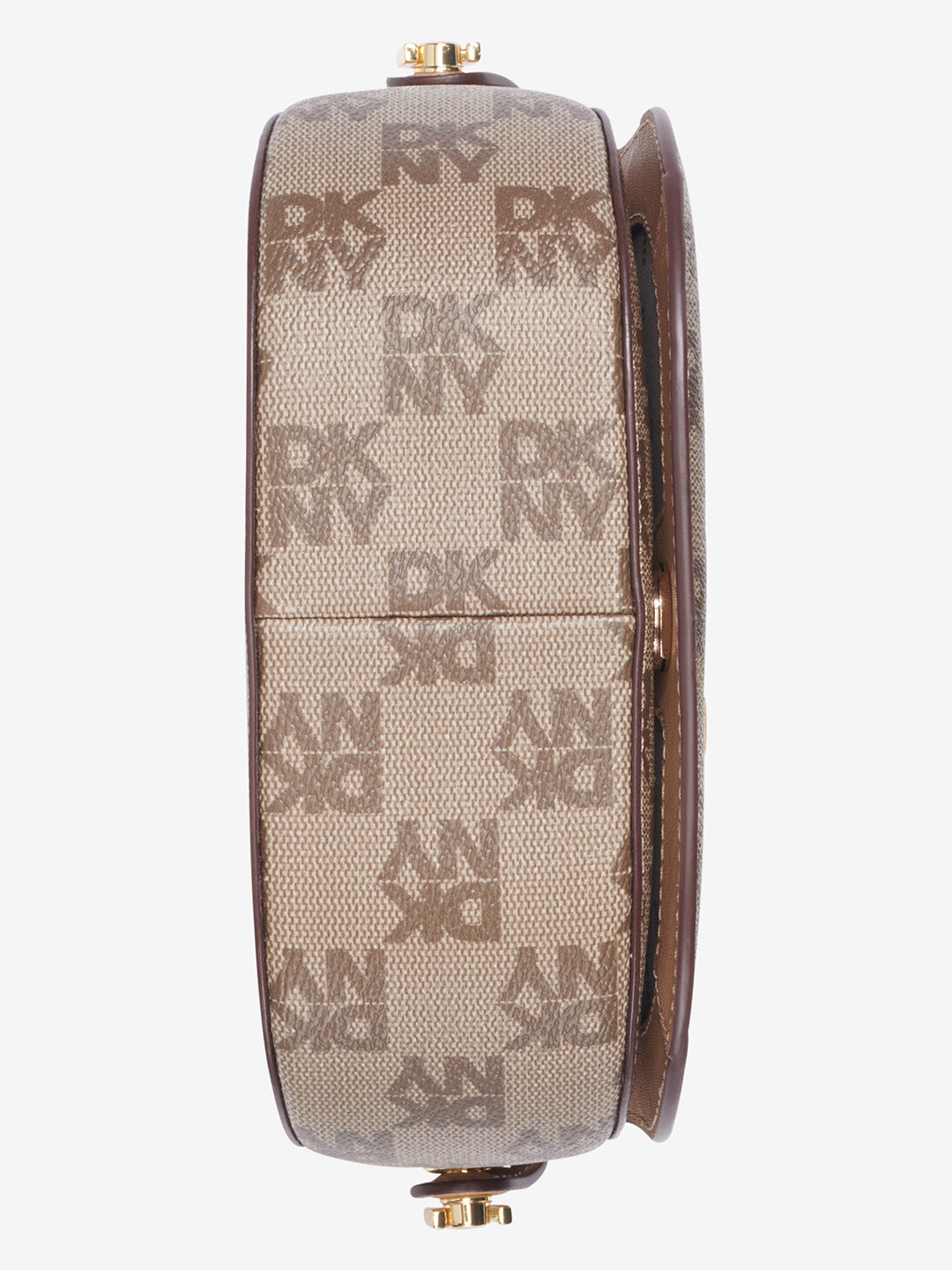 Dkny Women Brown Printed Crossbody Bag