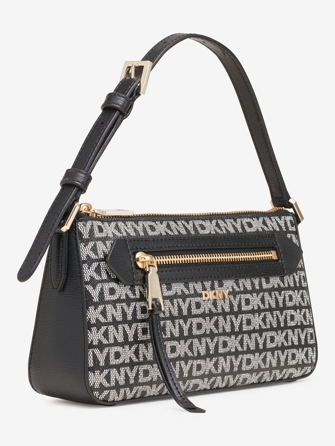 DKNY Women Black Printed Crossbody Bag