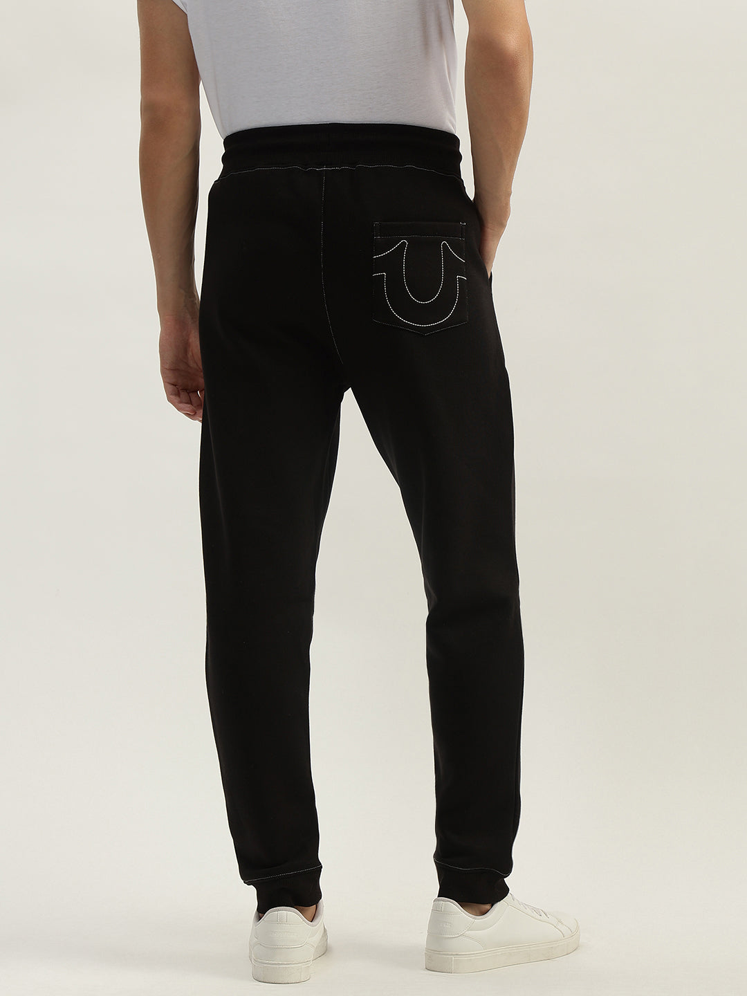 True Religion Men Solid Mid-Rise Sweatpant