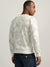 True Religion Men Cream Printed Round Neck Full Sleeves Sweatshirt