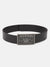 True Religion Men Black Solid Belt With Push Pin Buckle