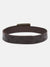 True Religion Men Brown Printed Belt With Push Pin Buckle