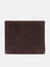 True Religion Men Brown Textured Bi-Fold Wallet