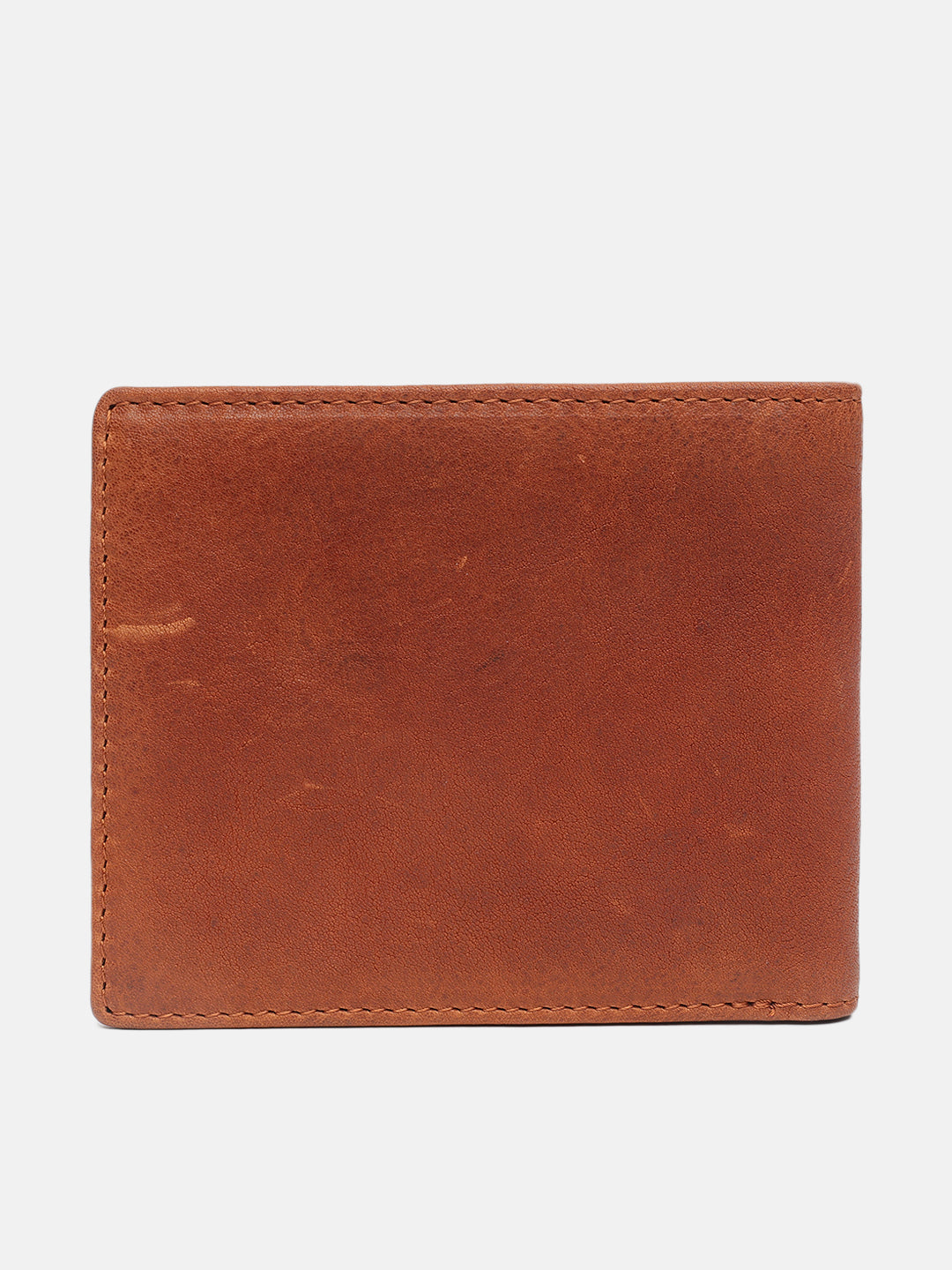 True Religion Men Brown Solid Bi-Fold Wallet