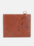 True Religion Men Brown Textured Bi-Fold Wallet