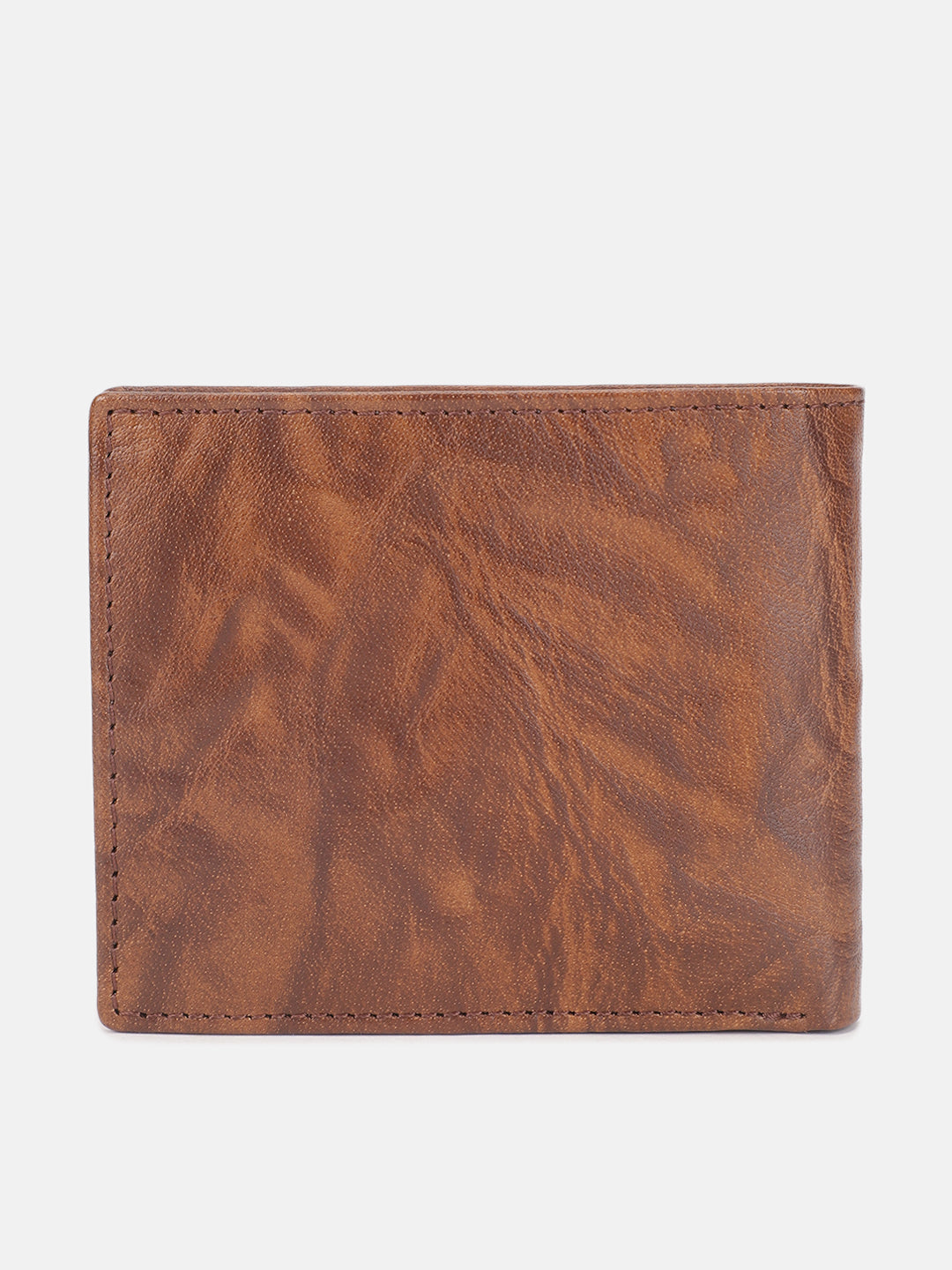 True Religion Men Brown Solid Bi-Fold Wallet