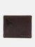 True Religion Men Brown Textured Bi-Fold Wallet