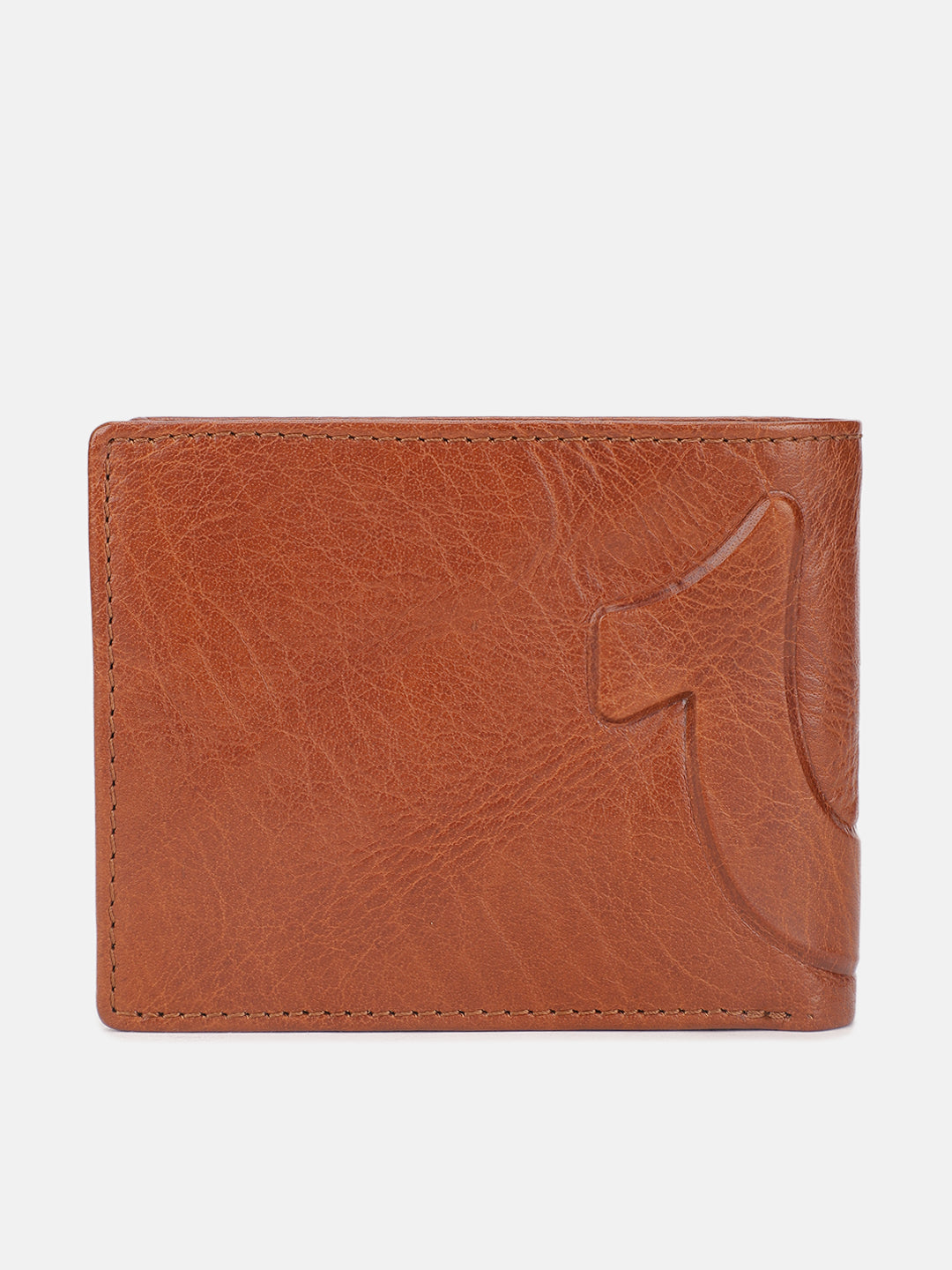 True Religion Men Brown Textured Bi-Fold Wallet