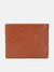 True Religion Men Brown Textured Bi-Fold Wallet