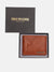 True Religion Men Brown Textured Bi-Fold Wallet