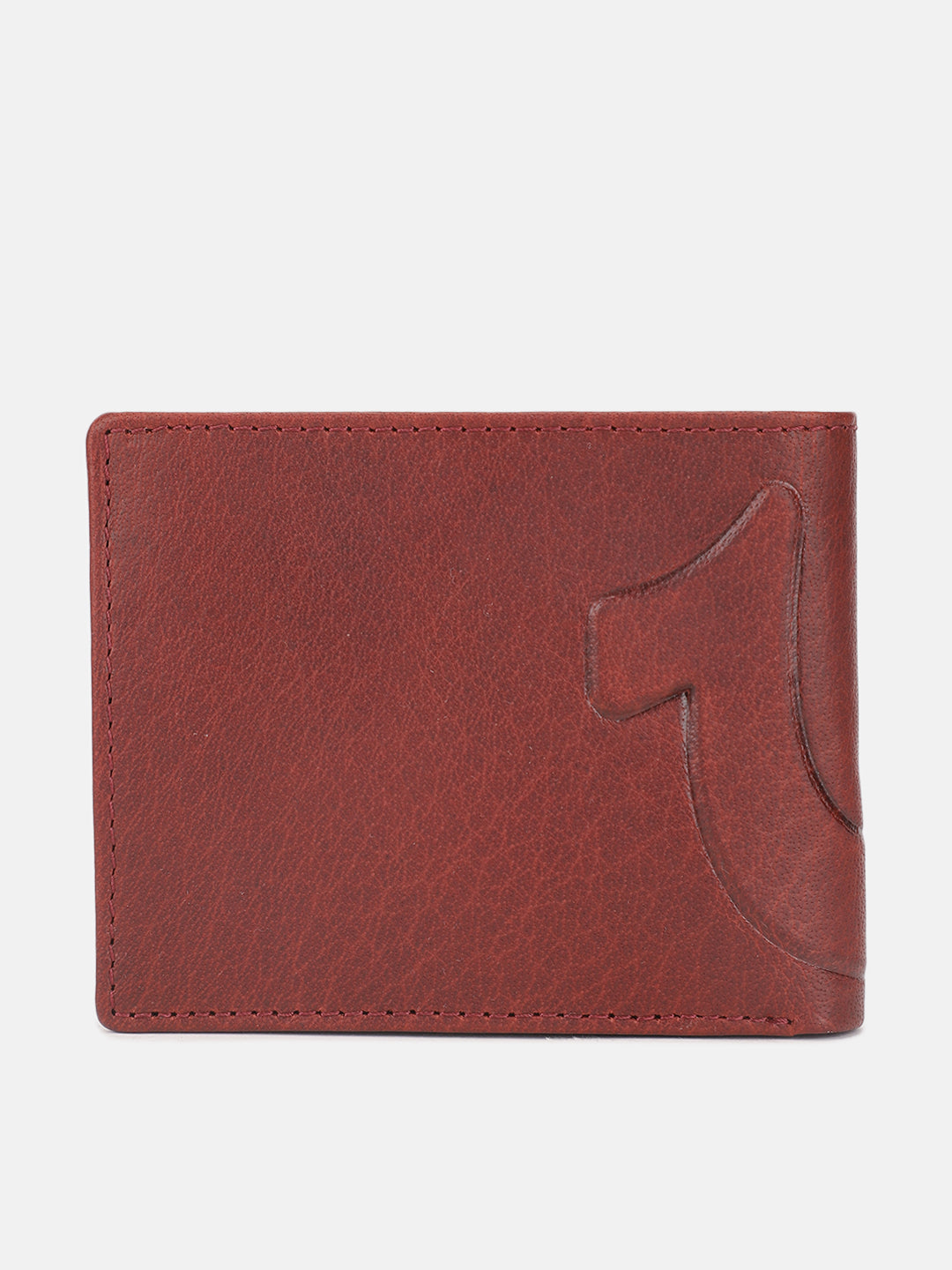 True Religion Men Red Textured Bi-Fold Wallet