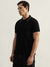 True Religion Men Black Printed Polo Collar Short Sleeves T-Shirt