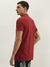 True Religion Men Red Solid Polo Collar Short Sleeves Polo T-Shirt