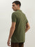 True Religion Men Green Solid Polo Collar Short Sleeves Polo T-Shirt