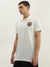 True Religion Men White Solid Polo Collar Short Sleeves Polo T-Shirt