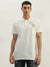 True Religion Men White Solid Polo Collar Short Sleeves Polo T-Shirt