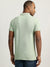 True Religion Men Green Solid Collared Short Sleeves Polo T-Shirt