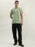 True Religion Men Green Solid Polo Collar Short Sleeves Polo T-Shirt