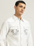 True Religion Men White Solid Spread Collar Full Sleeves Shirt