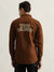 True Religion Men Brown Solid Spread Collar Full Sleeves Shirt