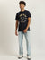 True Religion Men Printed Round Neck Short Sleeves T-Shirt