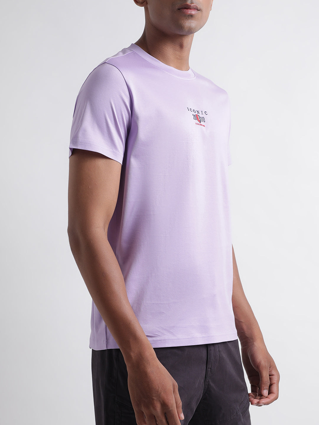 Iconic Lilac Regular Fit T-Shirt