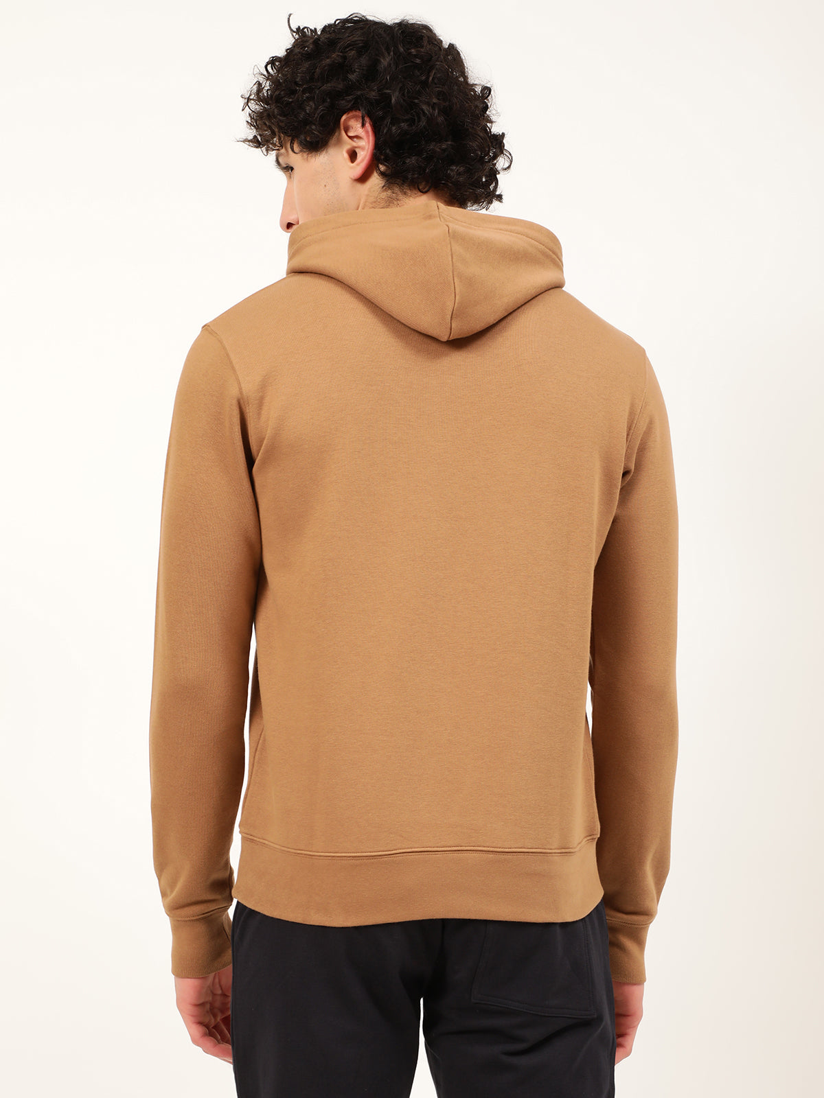 Gant Men Red Solid Hooded Sweatshirt