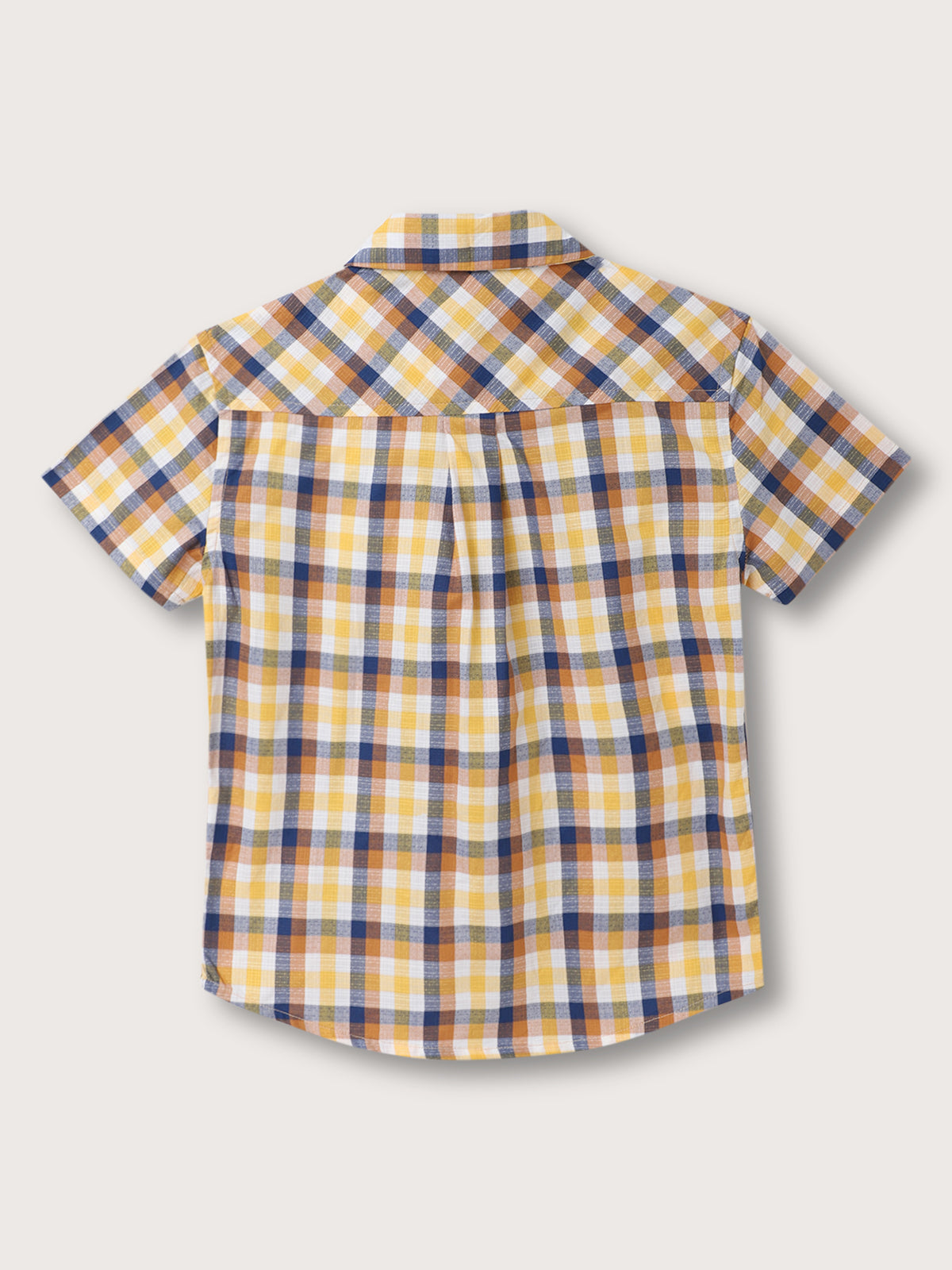 Blue Giraffe Kids Multicolour Fashion Checked Regular Fit Shirt