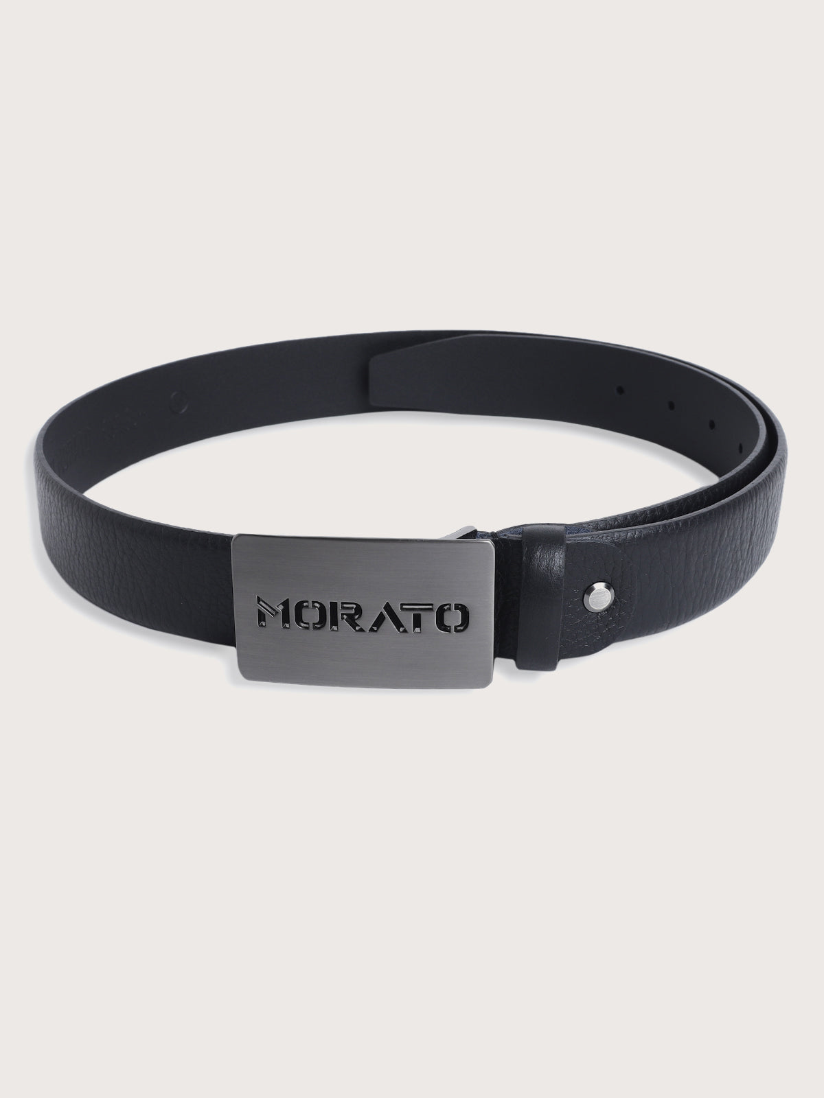 Antony Morato Men Push Pin Leather Belt