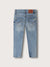 Blue Giraffe Boys Blue Solid Slim Fit Jeans