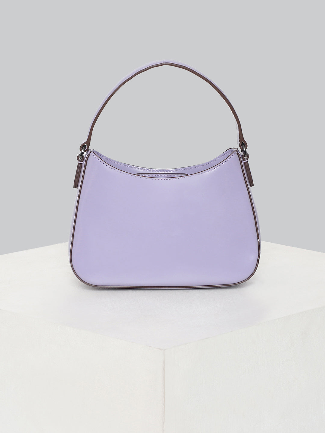 DKNY Women Lavender Solid Crossbody