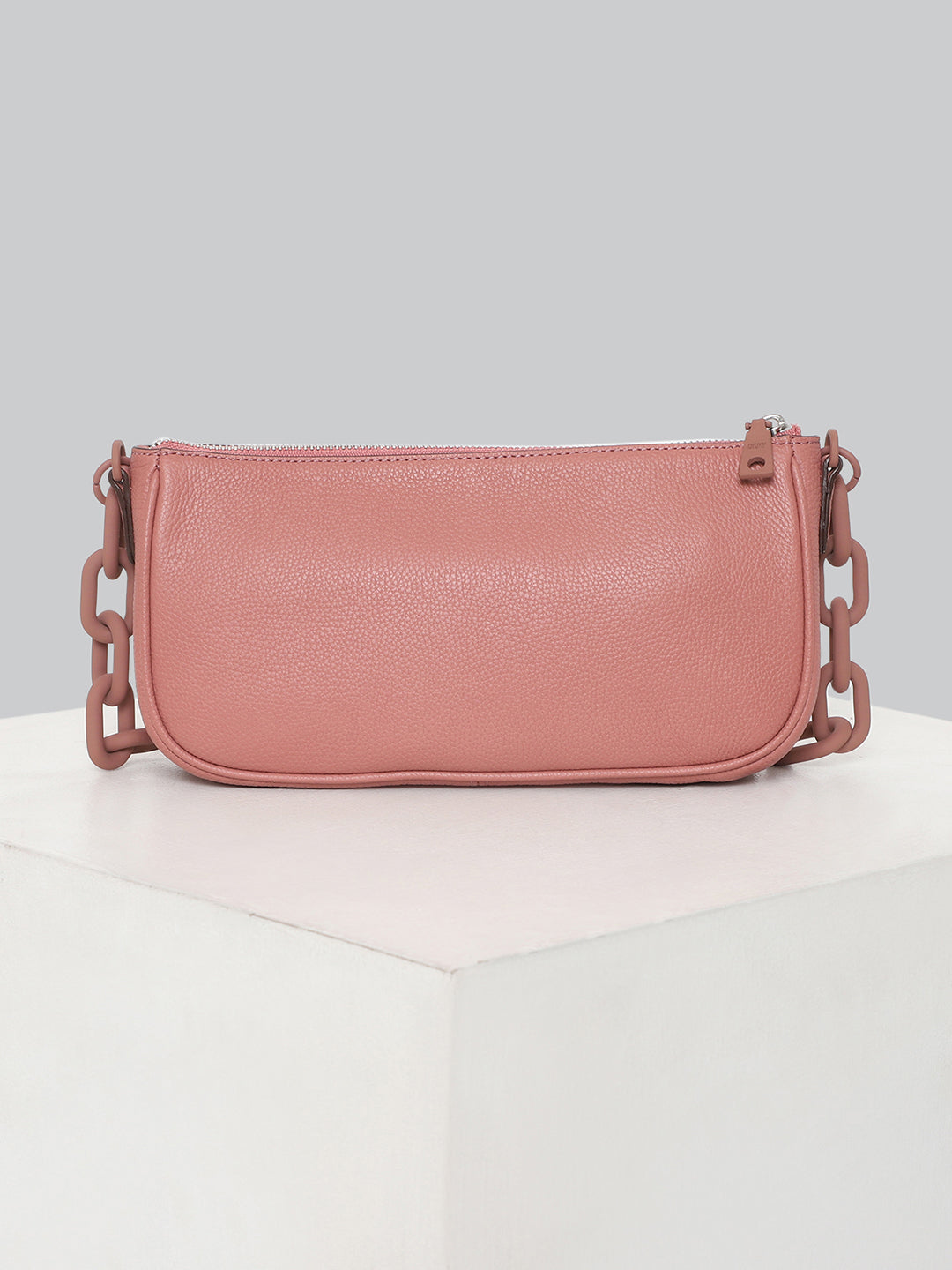 DKNY Women Red Solid Crossbody