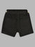 Elle Kids Girls Black Solid Regular Fit Shorts