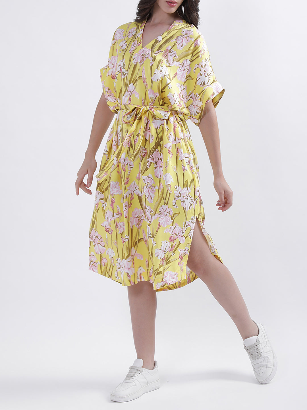 Gant Women Yellow Printed Collar Dress | ICONIC INDIA – Iconic India