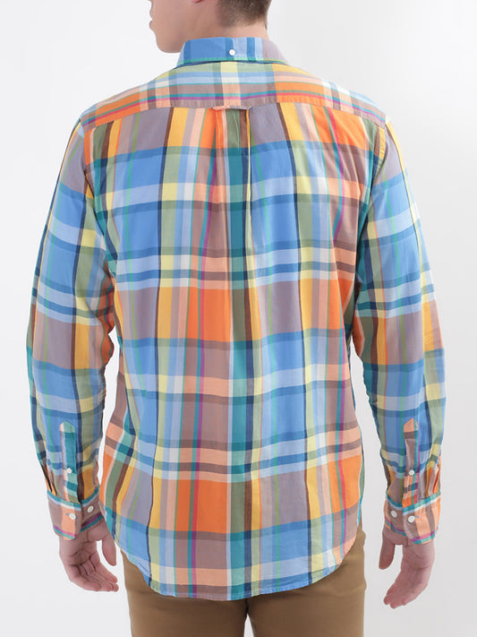 Gant Multi Untucked Checked Regular Fit Shirt