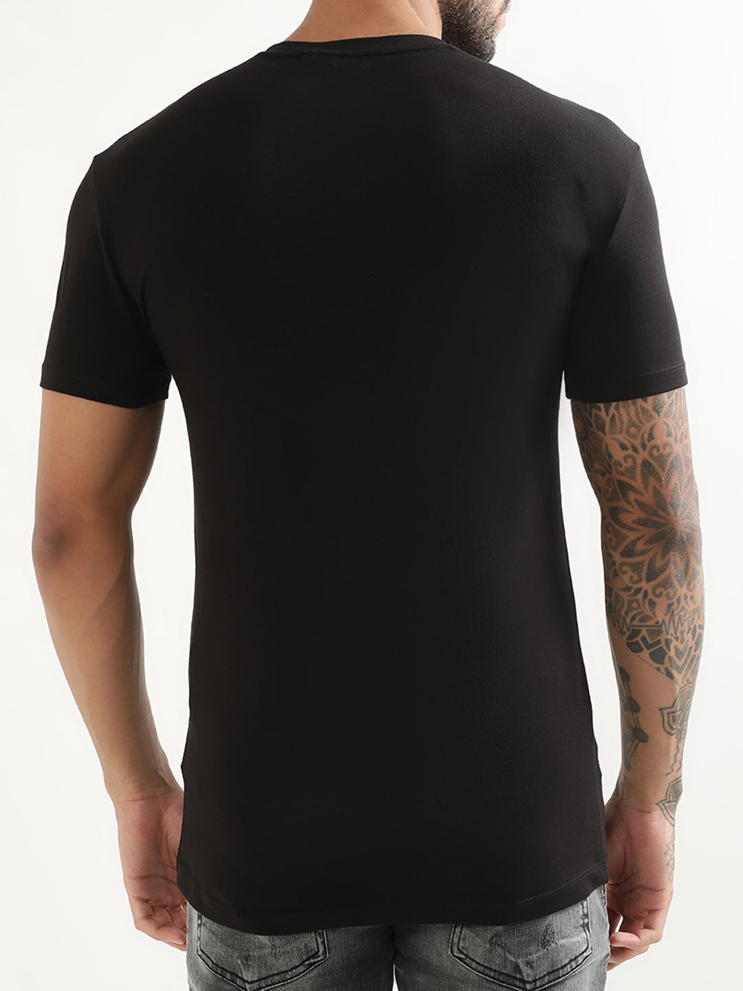 Antony Morato Black Logo Slim Fit T-Shirt