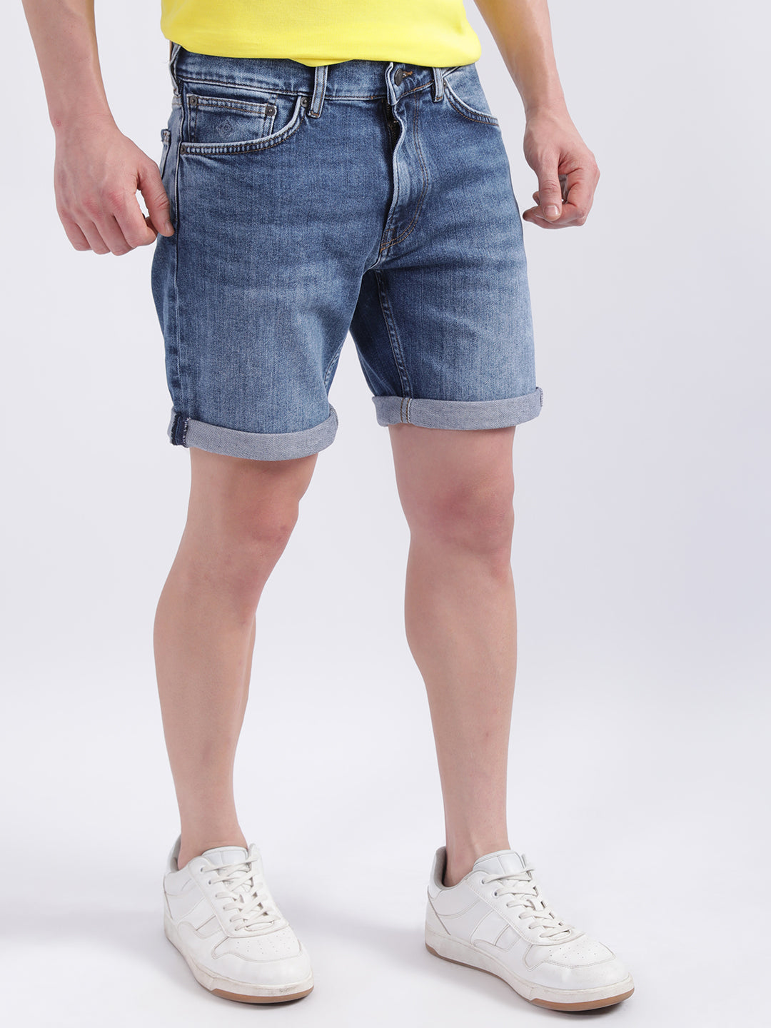 Buy Pepe Jeans Green Skinny Fit Denim Shorts for Men's Online @ Tata CLiQ