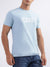 Iconic Sky Blue Logo Regular Fit T-Shirt