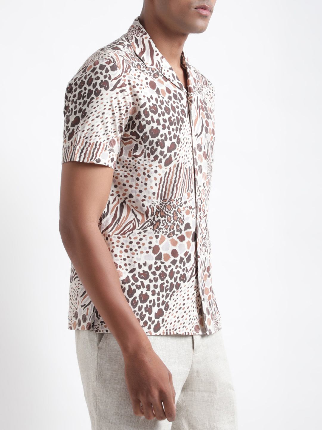 Iconic Multi Printed Regular Fit Shirt