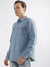 True Religion Blue Fashion Regular Fit Denim Cargo Shirt