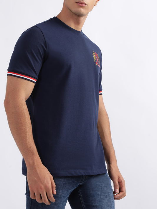 Iconic Navy Regular Fit T-Shirt