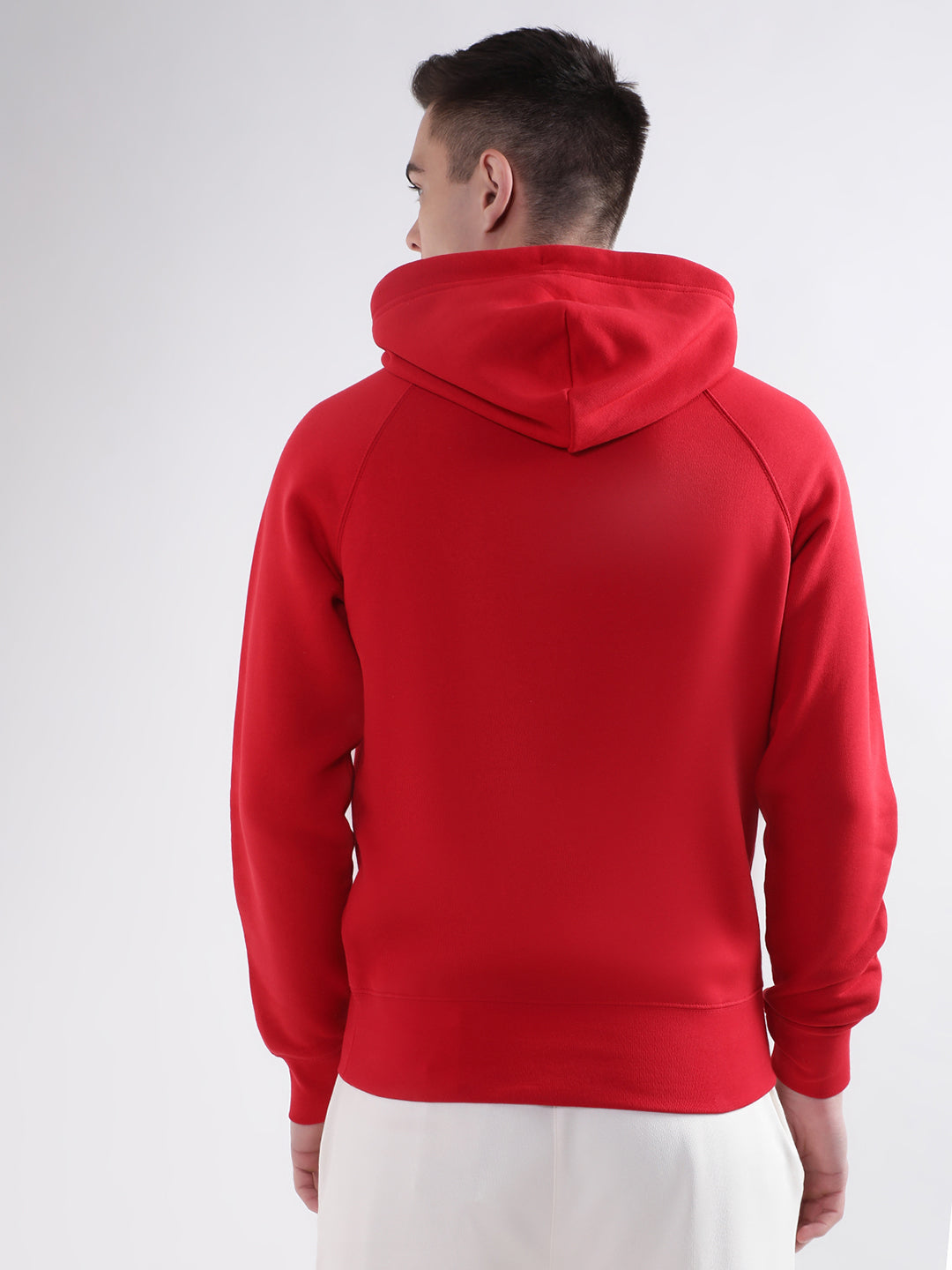 Gant Men Red Solid Hooded Sweatshirt