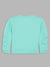 Elle Kids Girls Green Solid Round Neck Sweatshirt