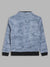 Blue Giraffe Boys Multi Printed Collar Jacket