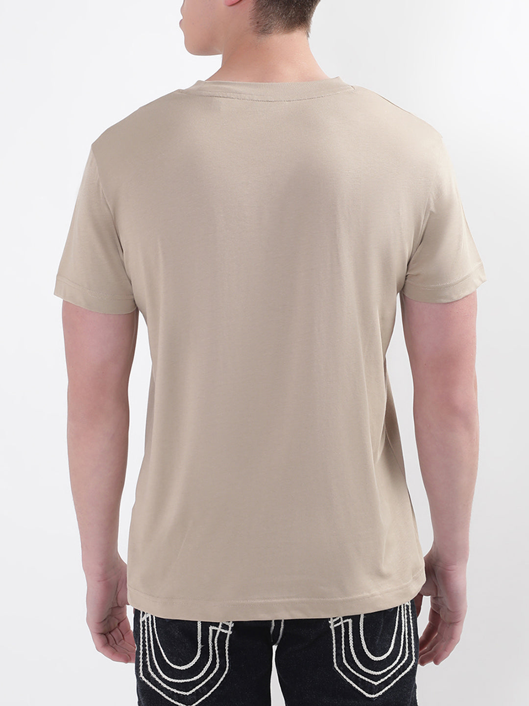 Gant Beige Tonal Archive Shield Logo Regular Fit T-Shirt