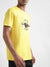 True Religion Yellow Logo Regular Fit T-Shirt