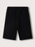 Blue Giraffe Boys Black Solid Regular Fit Shorts