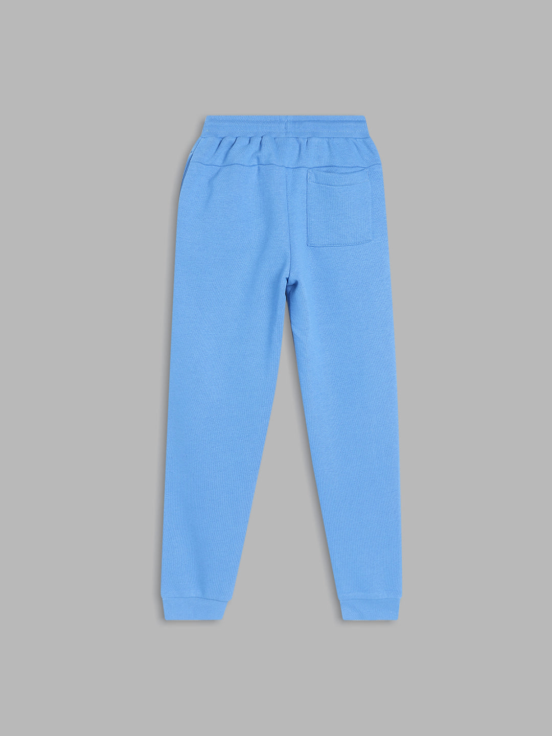 Blue Giraffe Boys Blue Colour blocked Regular Fit Sweatpant