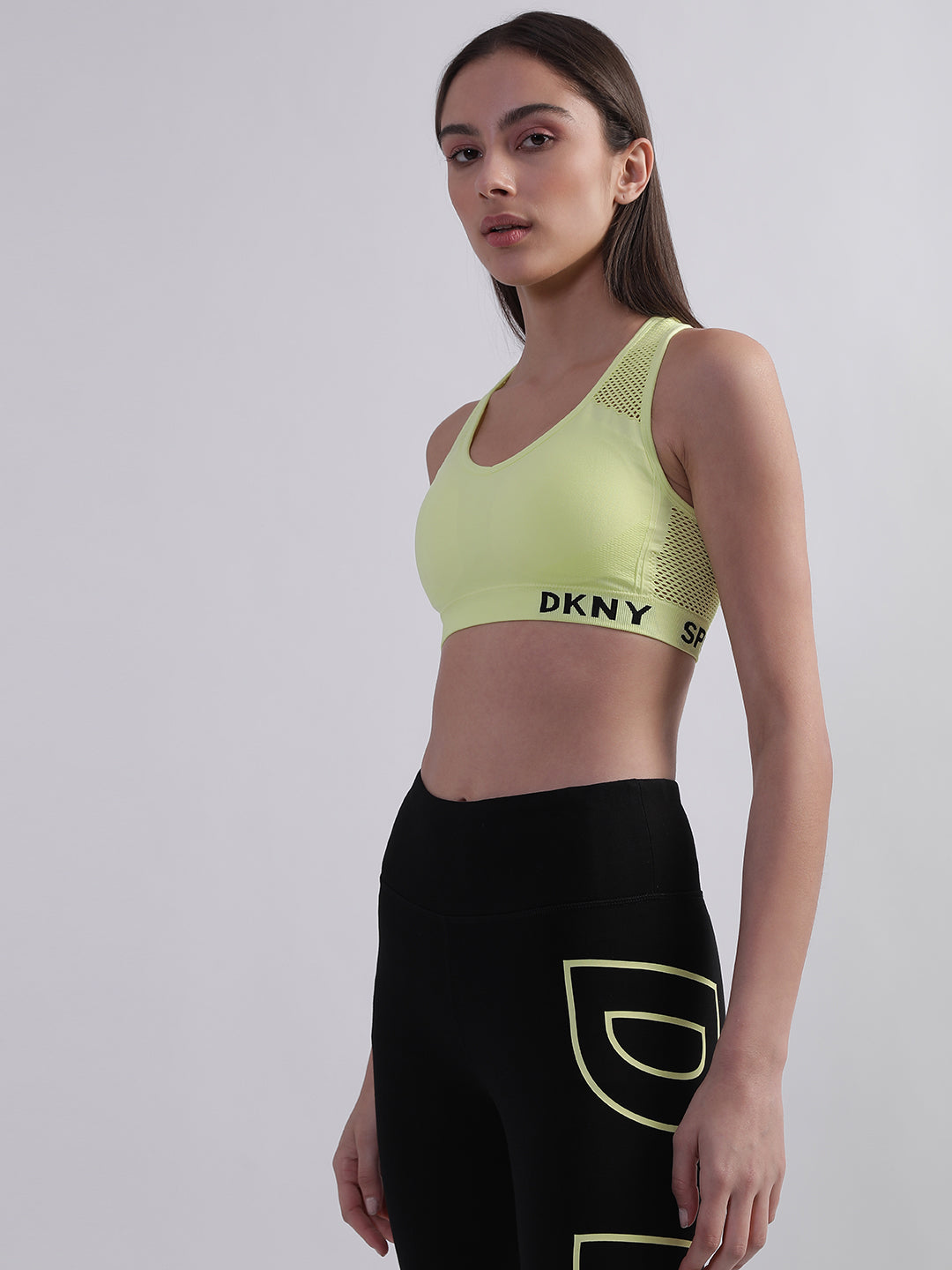 DKNY Sport Gray Leggings Medium