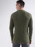 Gant Men Green Solid Round Neck Sweater